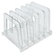 Azar Displays Clear Acrylic File Sorting Desk Organizer with Five Section Dividers 300358 - alternate 1